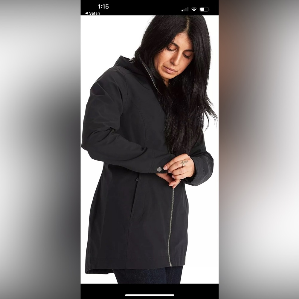 MARMOT -  Black Lea Rain Jacket XS